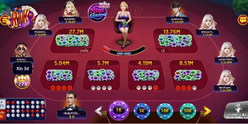 Game xóc đĩa đổi thưởng Rikvip luật chơi đơn giản 